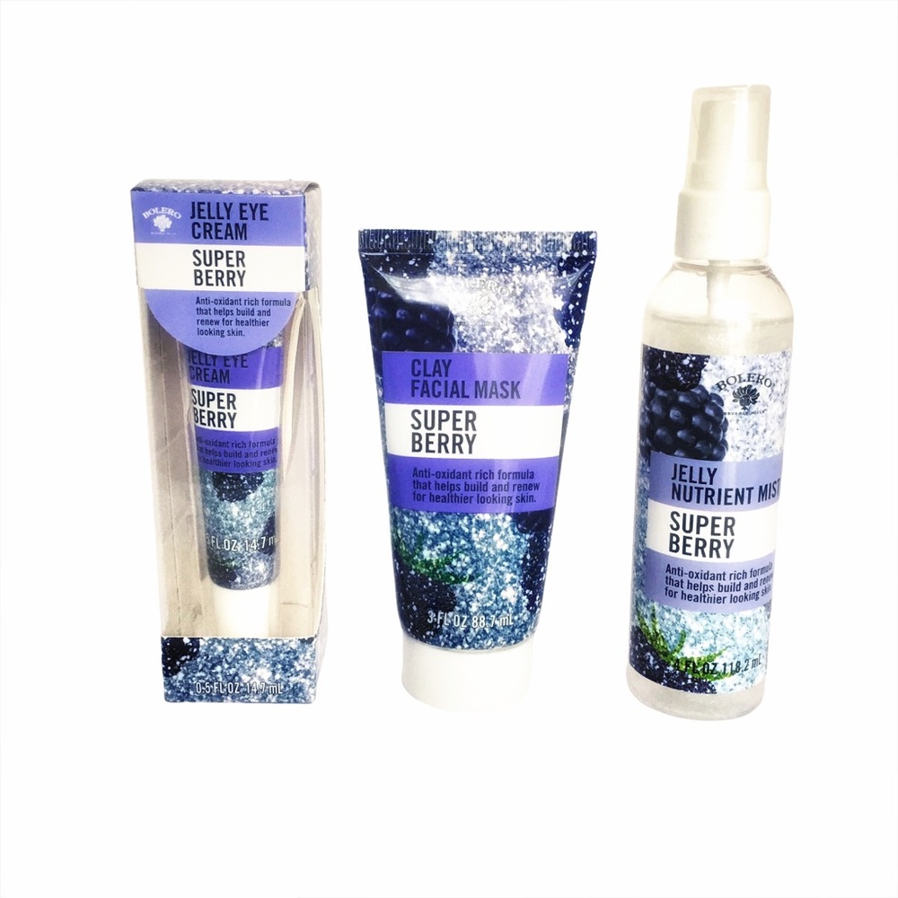 Bolero Super Berry 3 Piece Skincare Set
